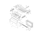 Frigidaire FPHF2399PF0 freezer drawer, baskets diagram