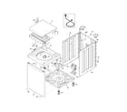 Frigidaire FAHE1011MW0 cabinet/top diagram