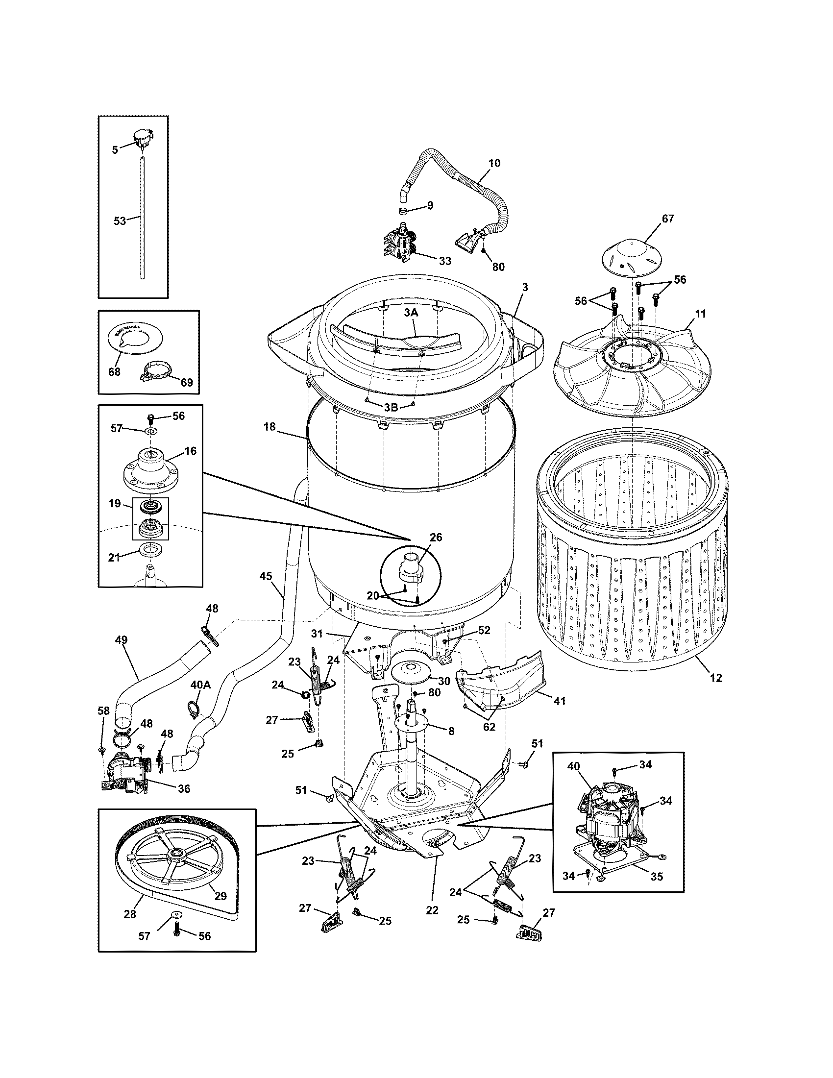 MOTOR/TUB