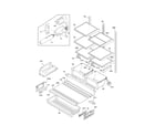 Frigidaire FPHG2399PF0 shelves diagram