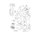 Frigidaire CFEF3019MWD body diagram