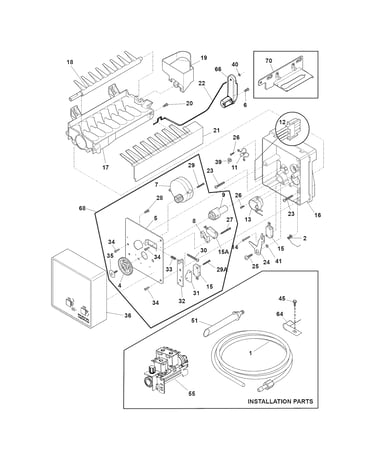 Freezer ice maker