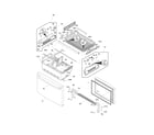 Electrolux EI28BS65KS4 freezer drawer, baskets diagram