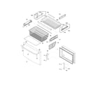 Frigidaire FPHF2399MF7 freezer drawer, baskets diagram