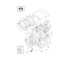 Electrolux PTF7012MW1 cabinet/top diagram
