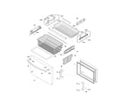 Frigidaire FGHF2369MF7 freezer drawer, baskets diagram