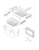 Freezer drawer, baskets