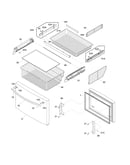 Freezer drawer, baskets