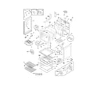 Frigidaire CGEF3032MBD body diagram