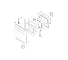 Frigidaire CGEF3032MBD door diagram