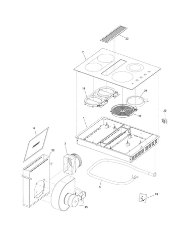Main top/surface units