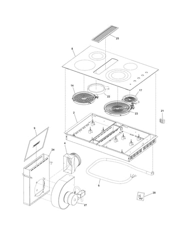 Main top/surface units