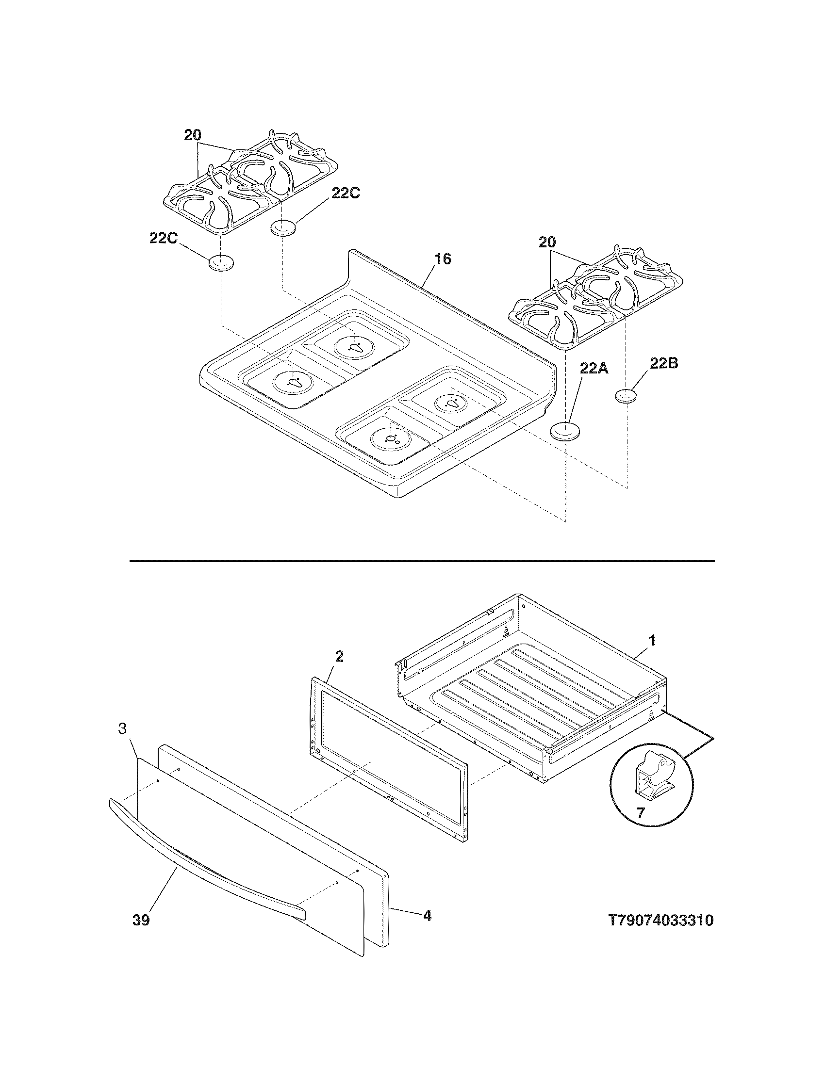 Top/drawer