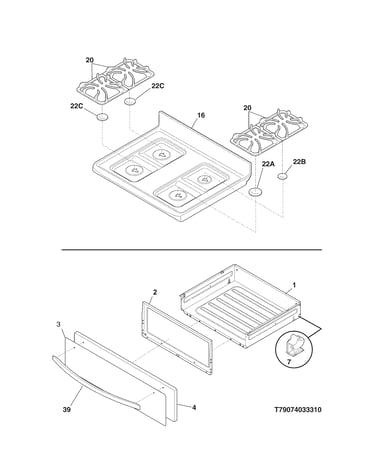 Top/drawer