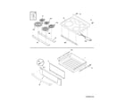 Electrolux EI30EF35JSB top/drawer diagram