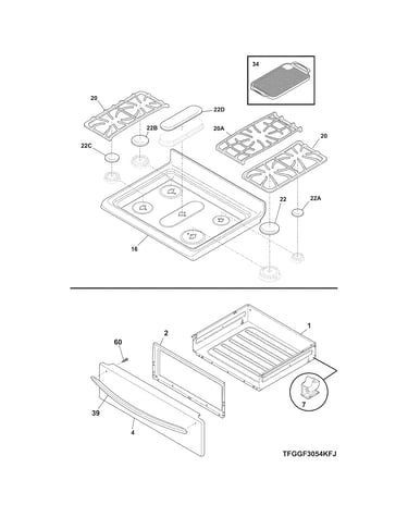 Top/drawer