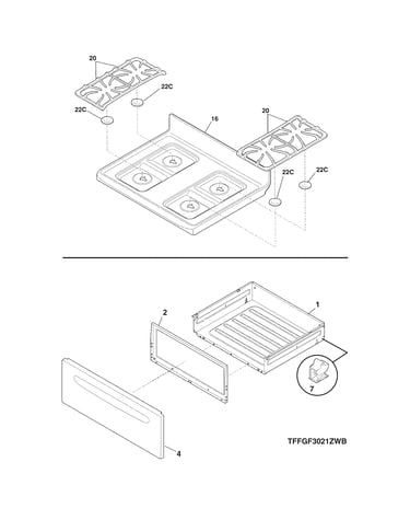 Top/drawer