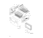 Frigidaire FGHB2844LFC freezer drawer, baskets diagram