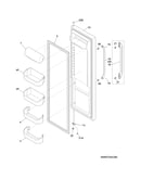 Refrigerator door