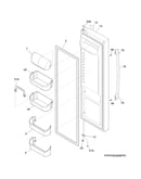 Refrigerator door