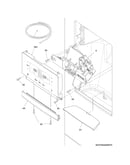 Controls & ice dispenser