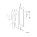 Frigidaire FFSC2323LE9 refrigerator door diagram