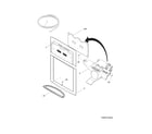 Frigidaire FFSC2323LE9 ice & water dispenser diagram