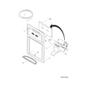 Frigidaire FFSC2323LE9 ice & water dispenser diagram