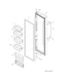 Refrigerator door