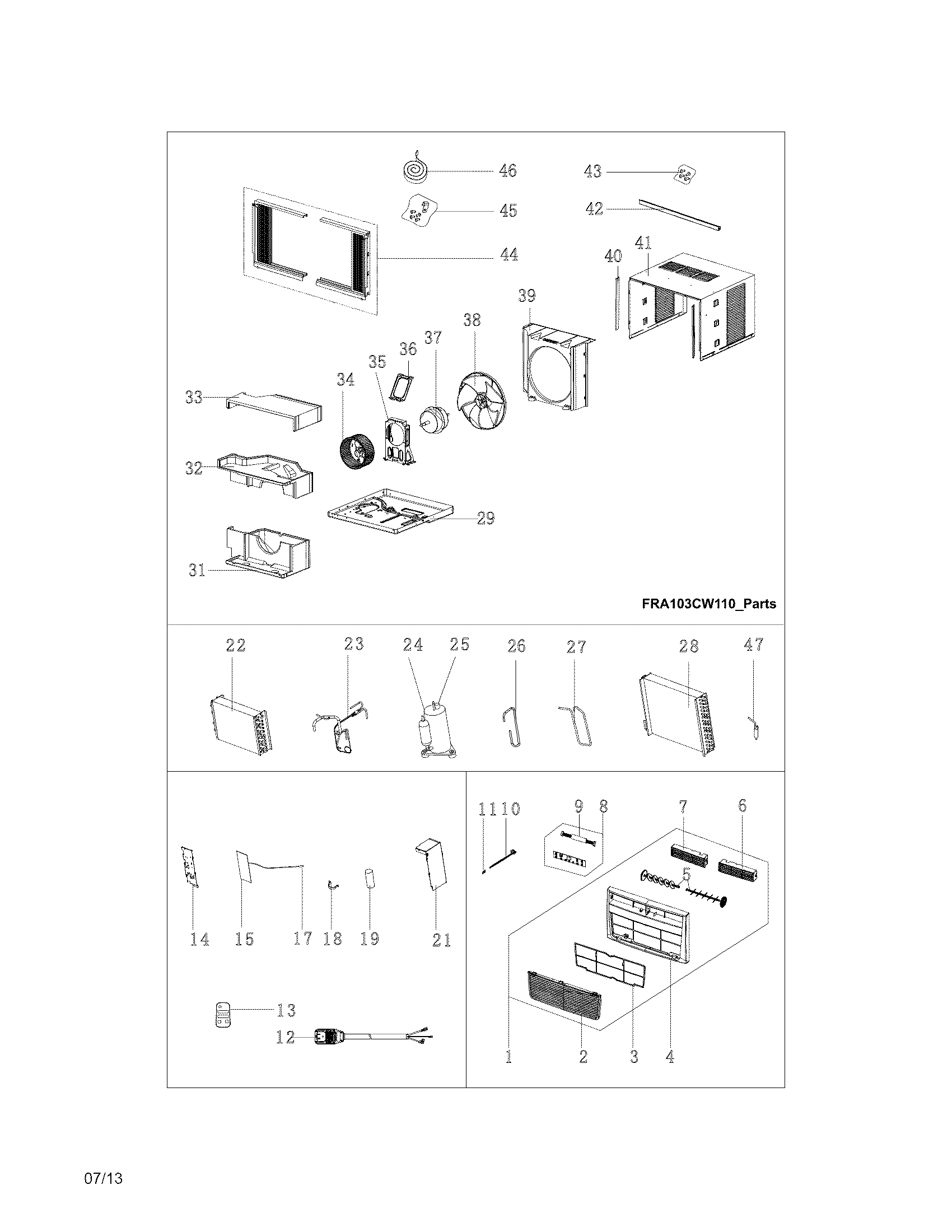 Recommended spare parts