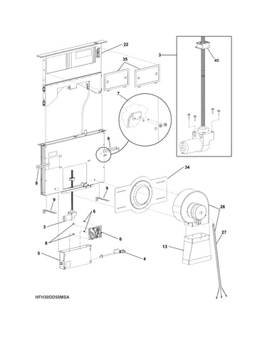 Body/motor parts