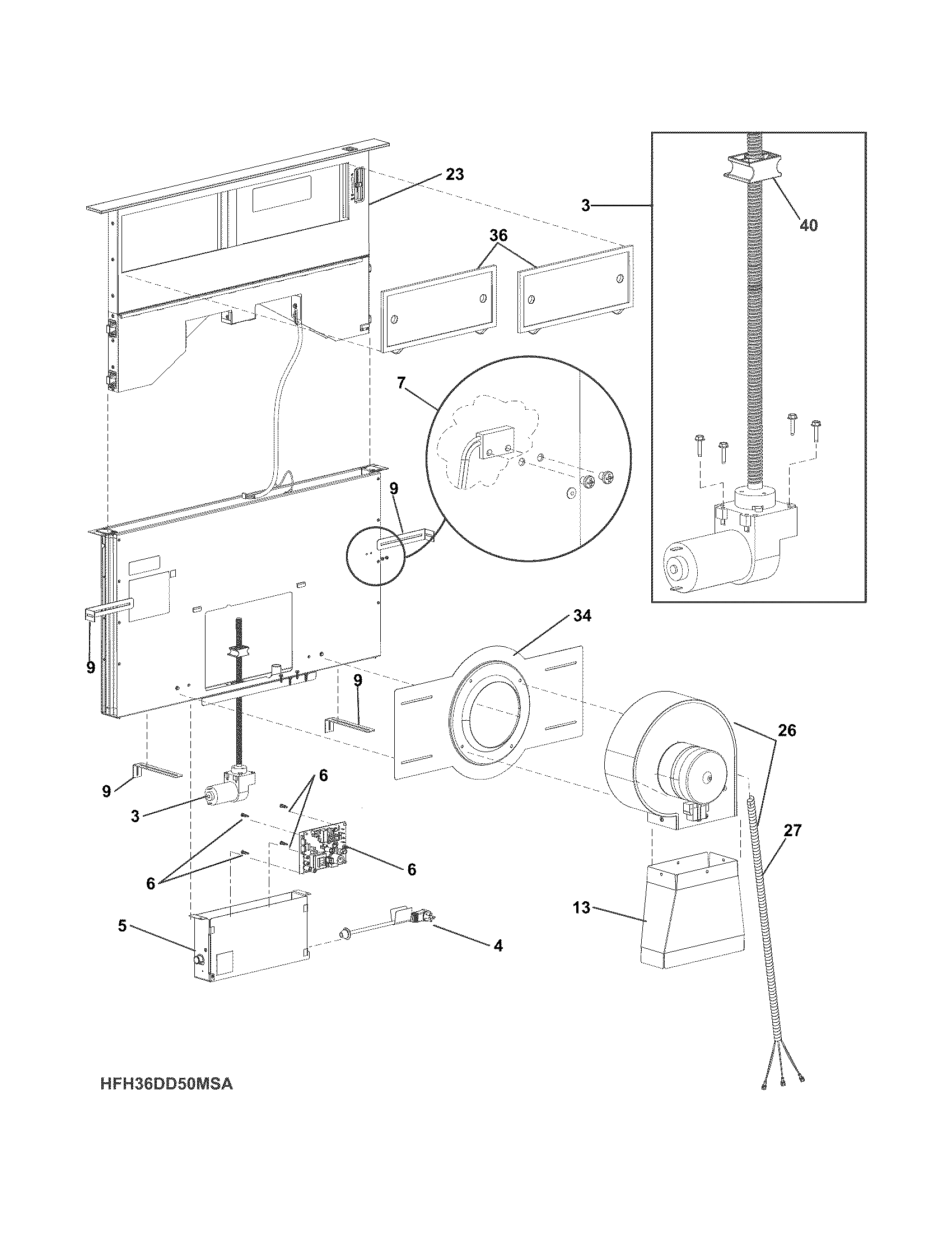 Body/motor parts