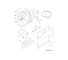 Frigidaire FFHS2611LWB ice & water dispenser diagram