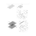 Kenmore 2536880201A shelves diagram