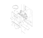 Crosley CFD27WIPW2 controls & ice dispenser diagram