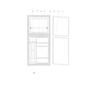 Frigidaire BFPH45F4LM doors diagram