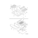 Kenmore 79074343310 top/drawer diagram