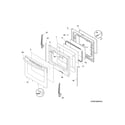 Kenmore 79074343310 door diagram