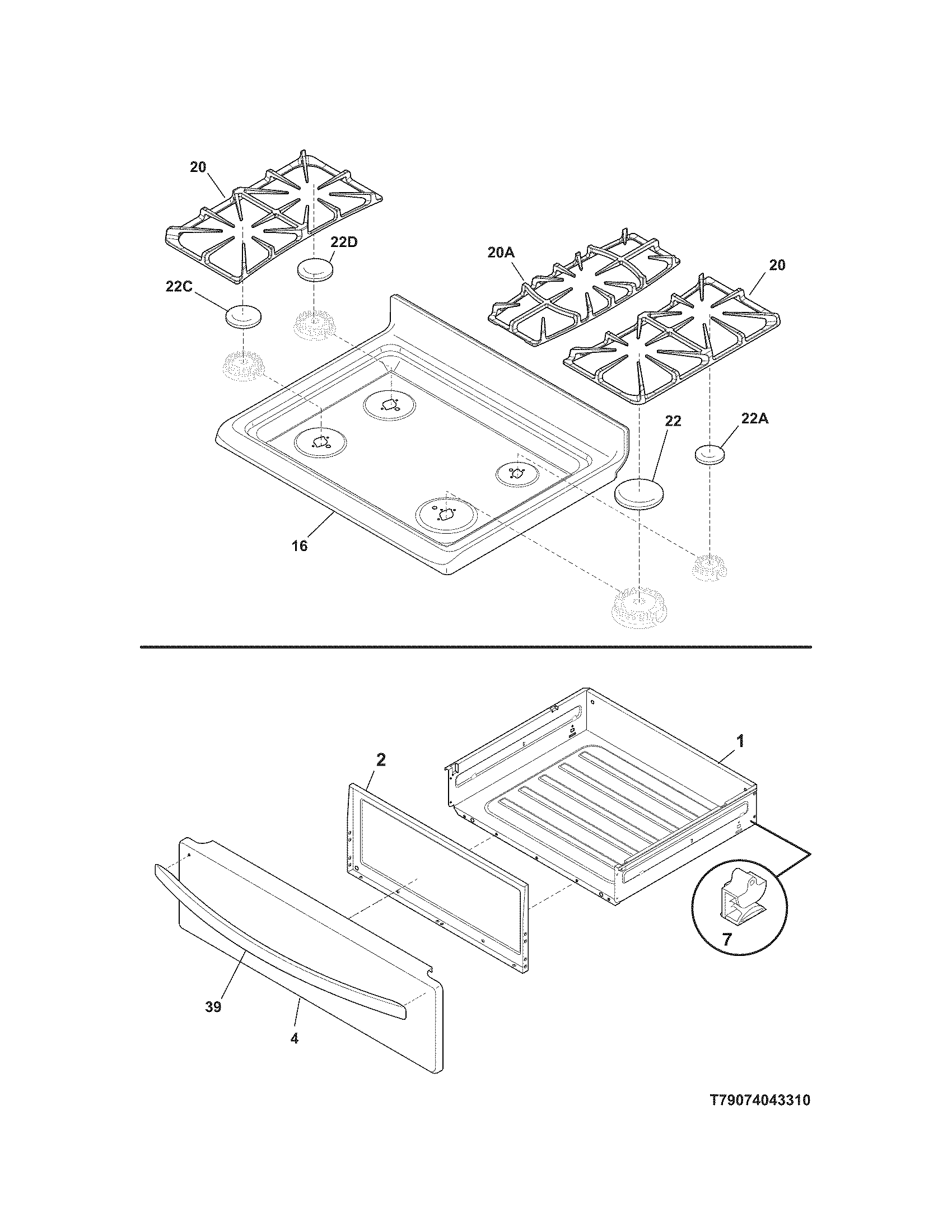 Top/drawer