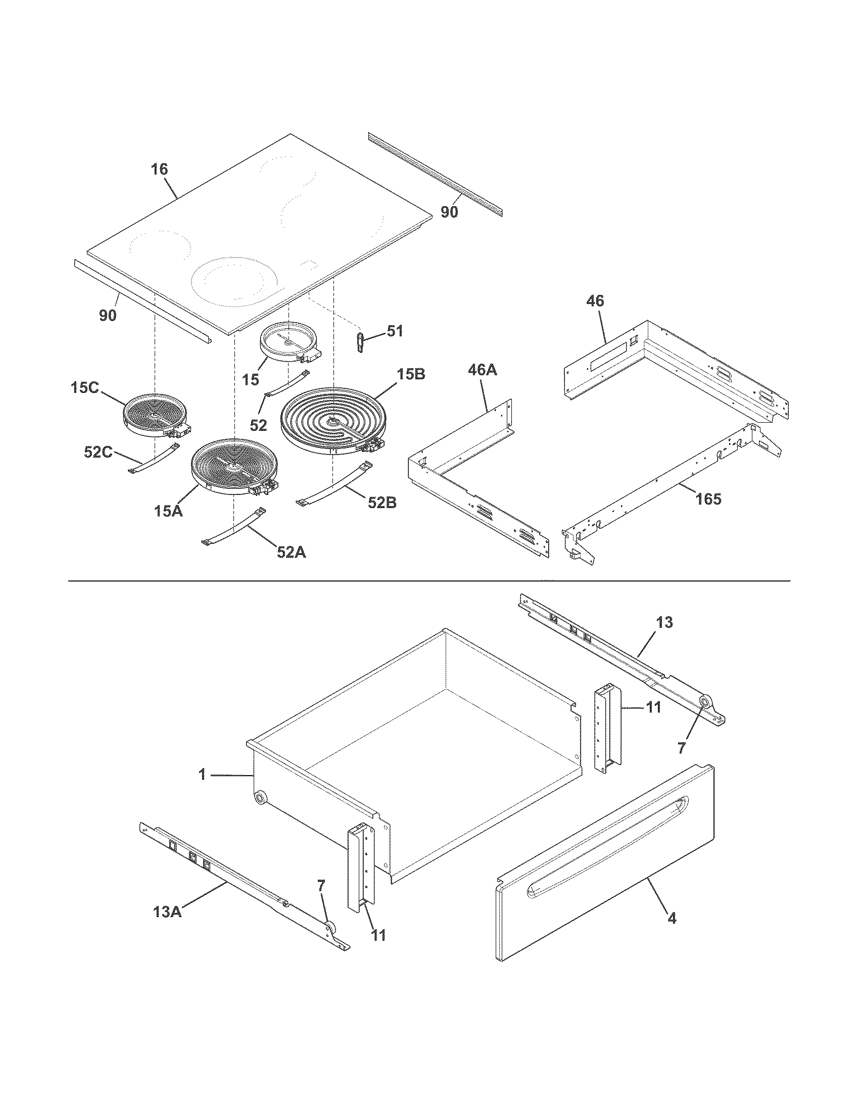 Top/drawer