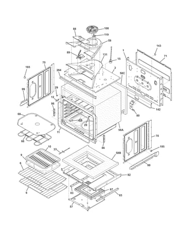 Upper oven