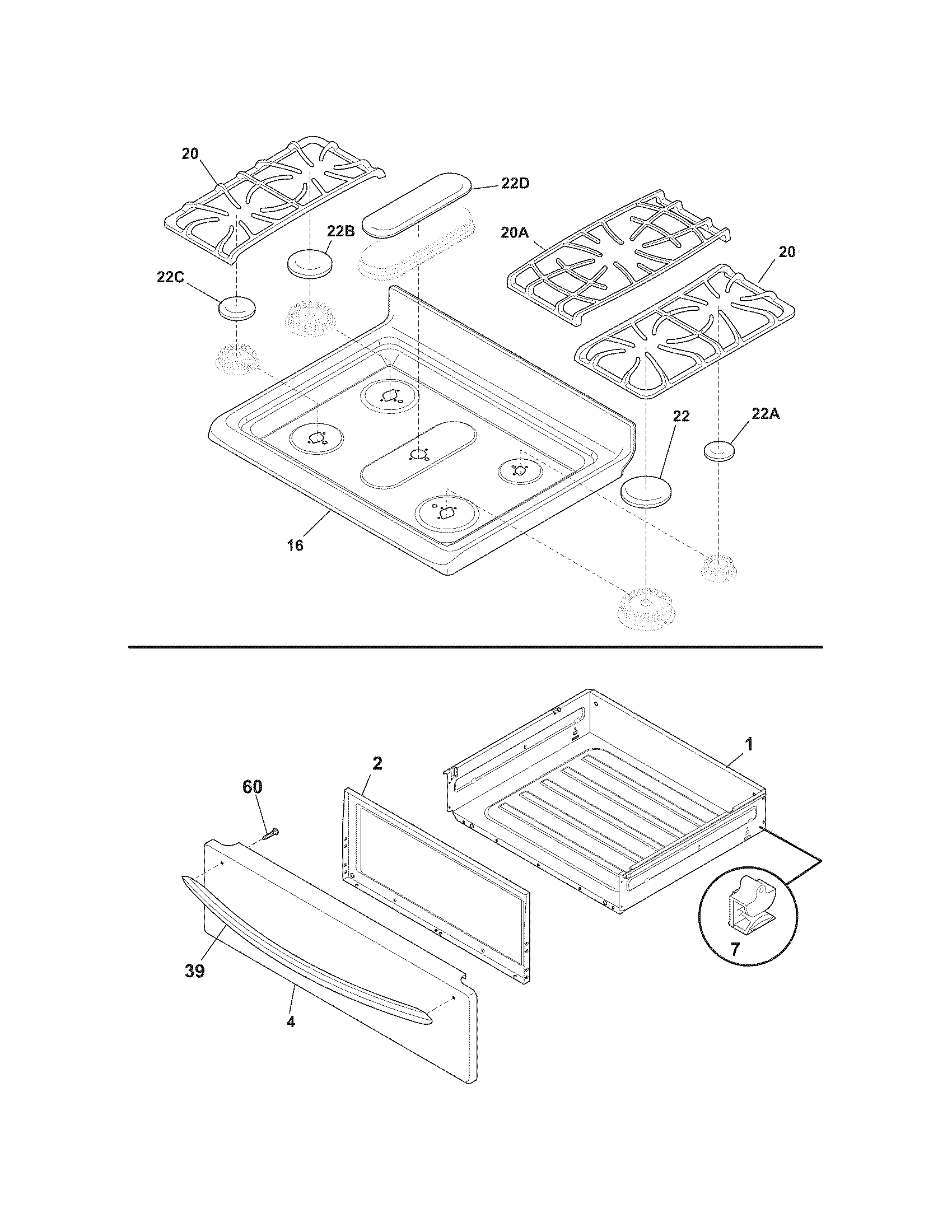 Top/drawer