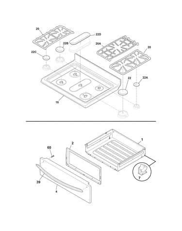 Top/drawer