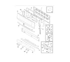 Electrolux EI30GF55GSK backguard diagram