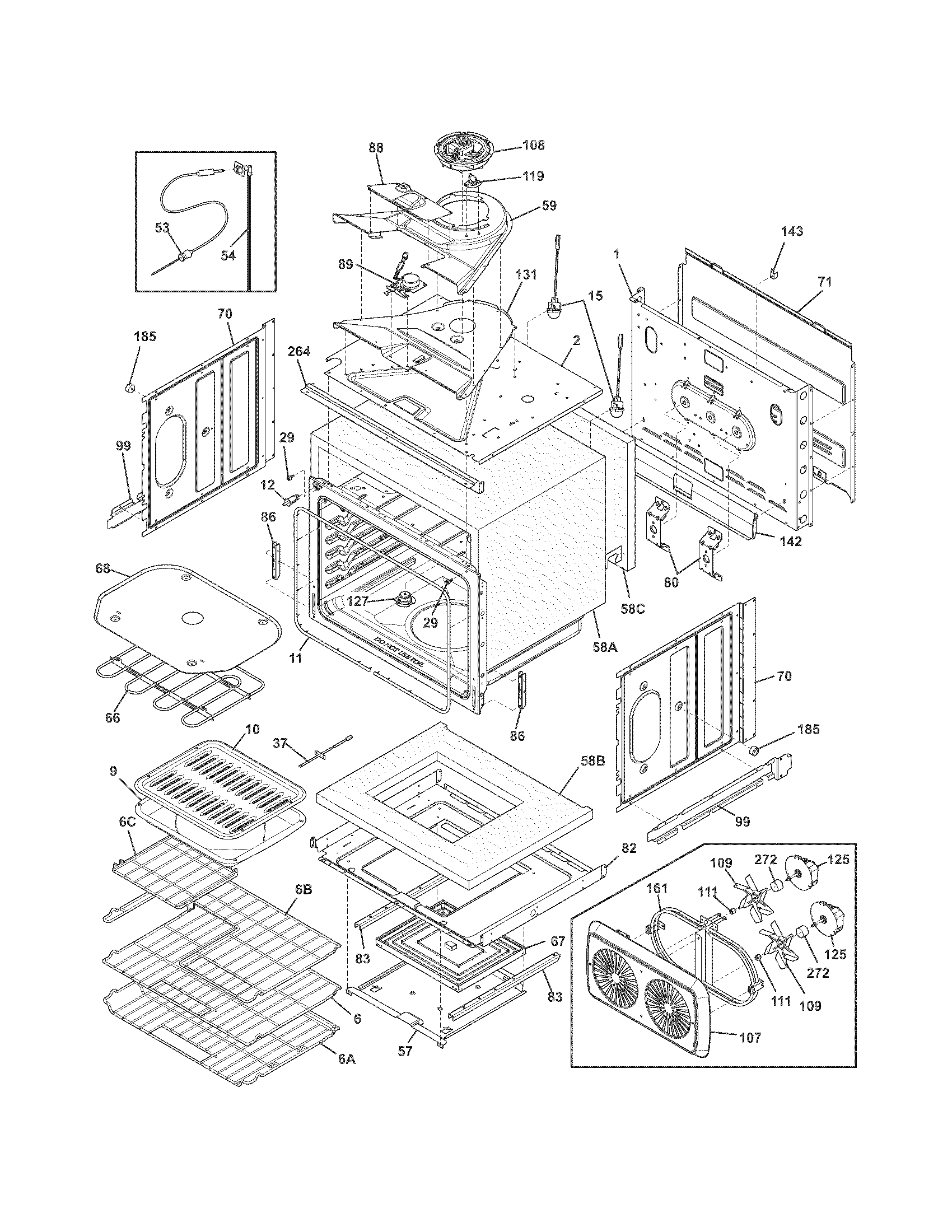 Upper oven