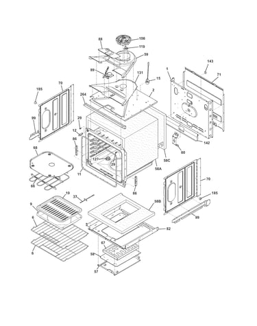 Upper oven