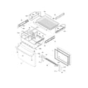 Frigidaire FPHB2899PF2 freezer drawer, baskets diagram