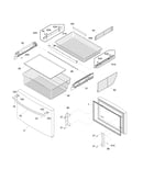 Freezer drawer, baskets