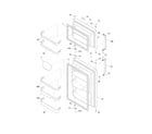 Frigidaire FFTR2126PS8 doors diagram