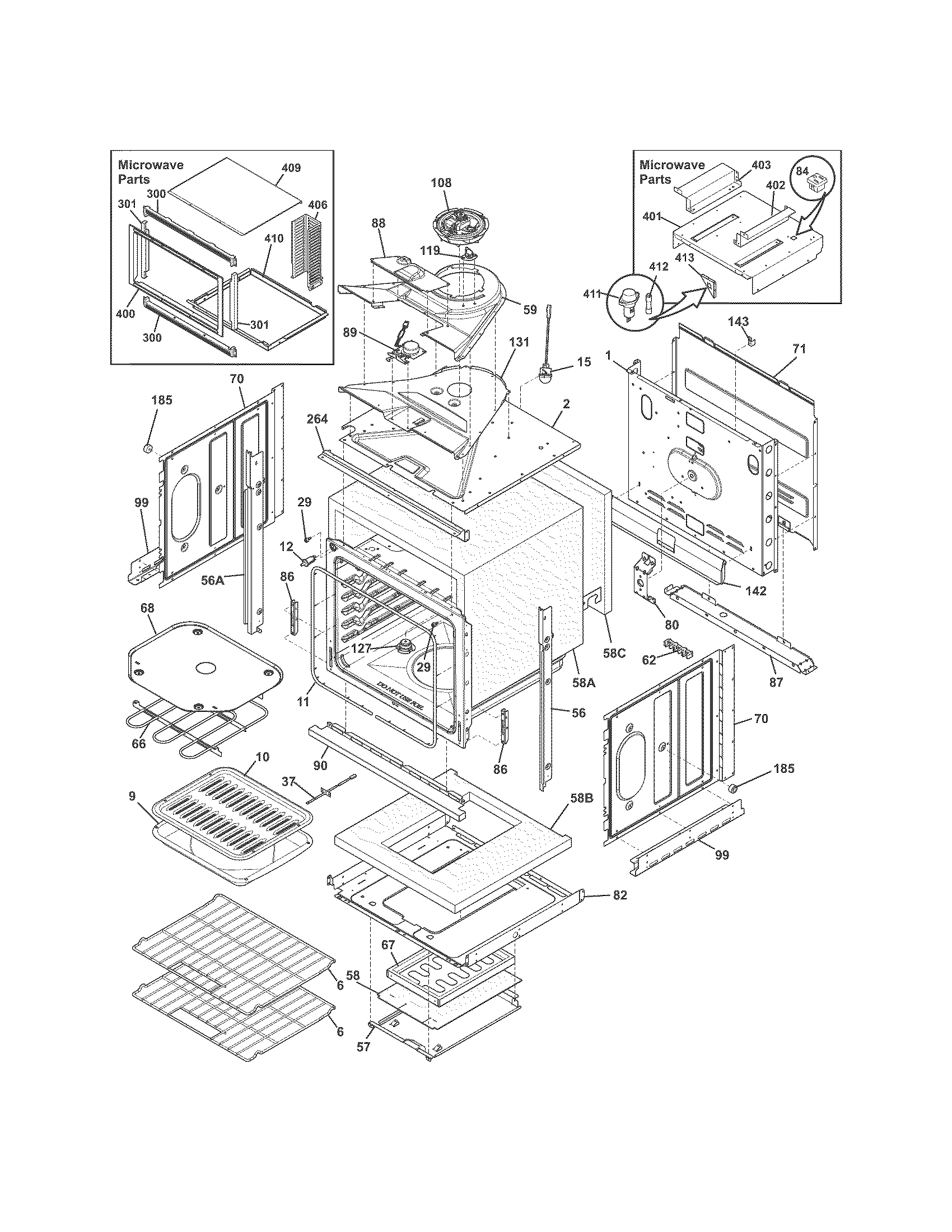 Lower oven